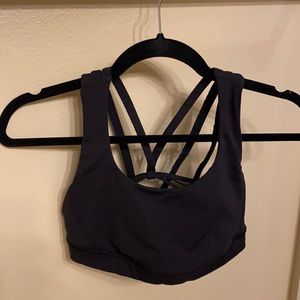 Luluemon bra. Black. Size 4.